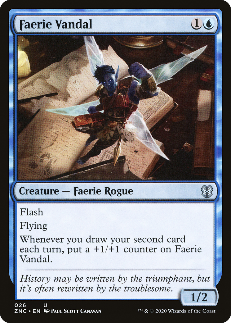 {C} Faerie Vandal [Zendikar Rising Commander][ZNC 026]