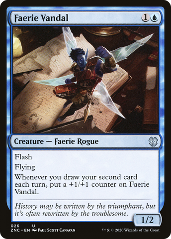 {C} Faerie Vandal [Zendikar Rising Commander][ZNC 026]