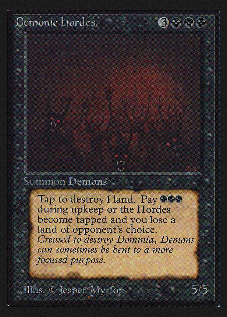 {R} Demonic Hordes [International CollectorsÃ¢Â€Â™ Edition][GB CEI 104]