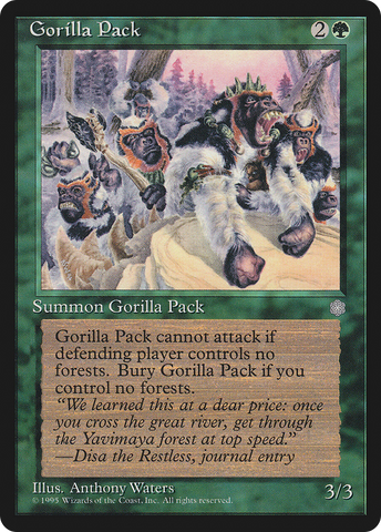 {C} Gorilla Pack [Ice Age][ICE 247]