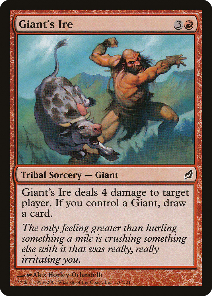 {C} Giant's Ire [Lorwyn][LRW 170]