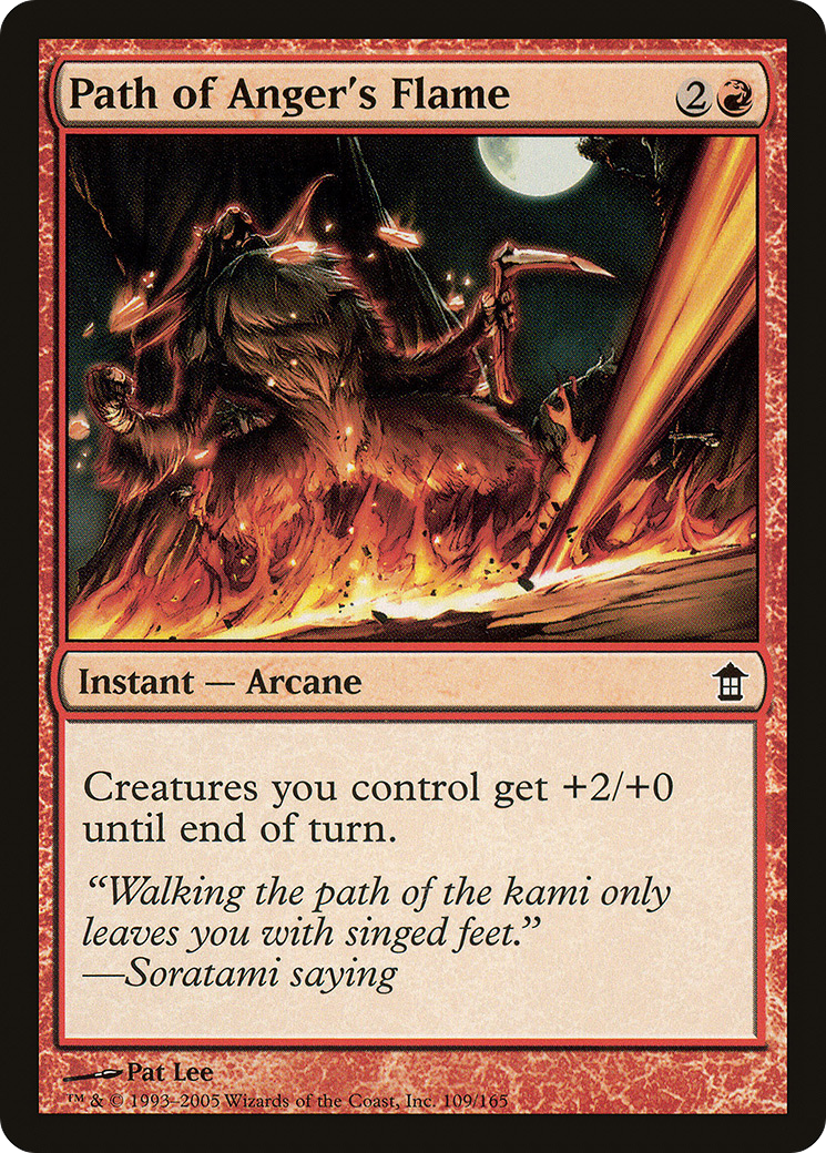 {C} Path of Anger's Flame [Saviors of Kamigawa][SOK 109]