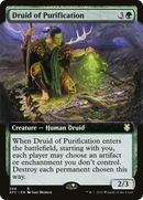 {R} Druid of Purification (Extended Art) [Dungeons & Dragons: Adventures in the Forgotten Realms Commander][AFC 308]