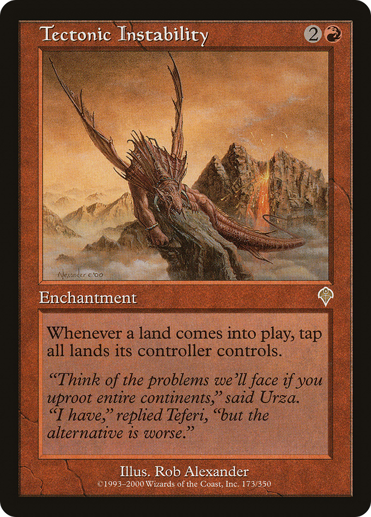 {R} Tectonic Instability [Invasion][INV 173] - Misty Mountain Games