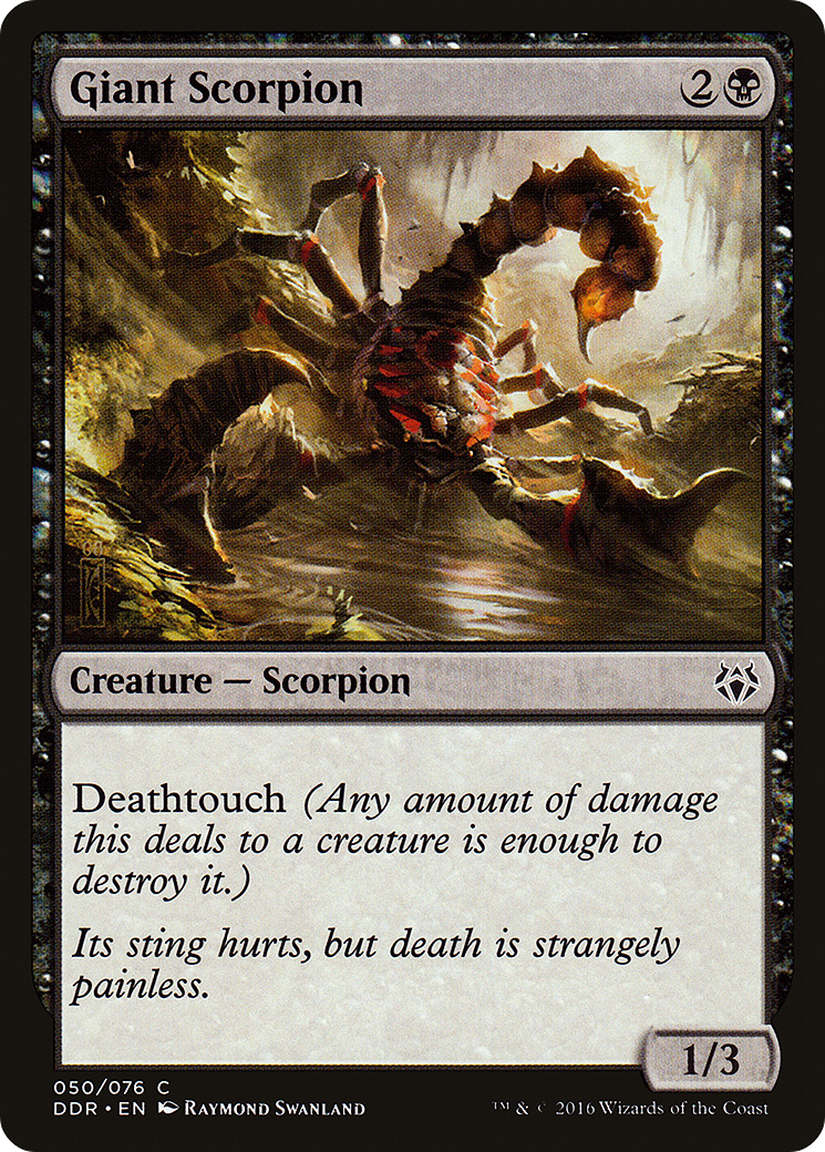{C} Giant Scorpion [Duel Decks: Nissa vs. Ob Nixilis][DDR 050]