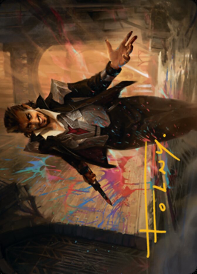 {A} Anhelo, the Painter Art Card (Gold-Stamped Signature) [Streets of New Capenna Art Series][GS ASNC 038]