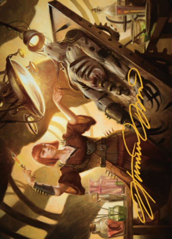 {A} Ashnod, Flesh Mechanist Art Card (Gold-Stamped Signature) [The Brothers' War Art Series][GS ABRO 015]