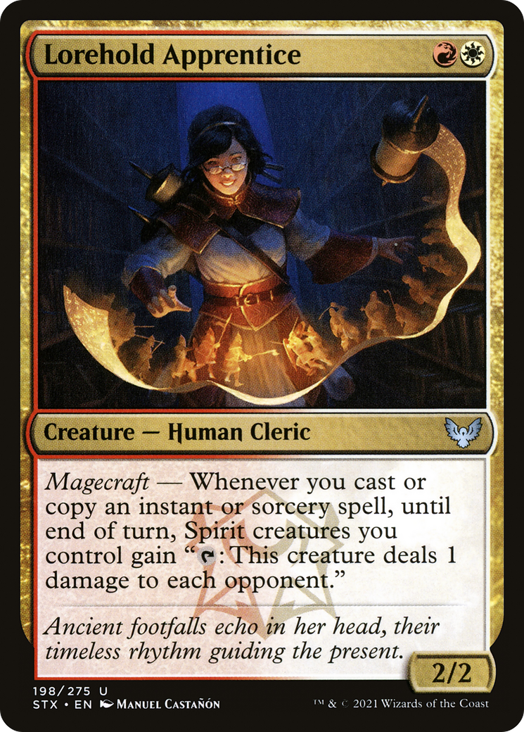 {C} Lorehold Apprentice [Strixhaven: School of Mages][STX 198]