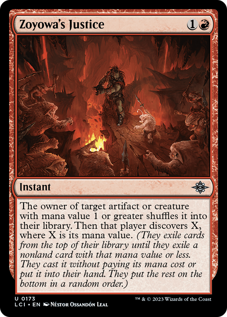 {@C} Zoyowa's Justice [The Lost Caverns of Ixalan][LCI 173]