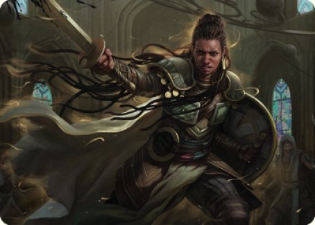 {A} Shanna, Purifying Blade Art Card 1 [Dominaria United Art Series][ADMU 055]