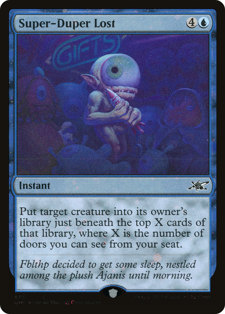 {C} Super-Duper Lost (Galaxy Foil) [Unfinity][UNF 345]