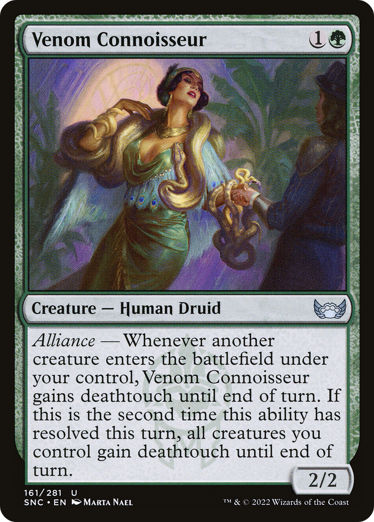 {C} Venom Connoisseur [Streets of New Capenna][SNC 161]
