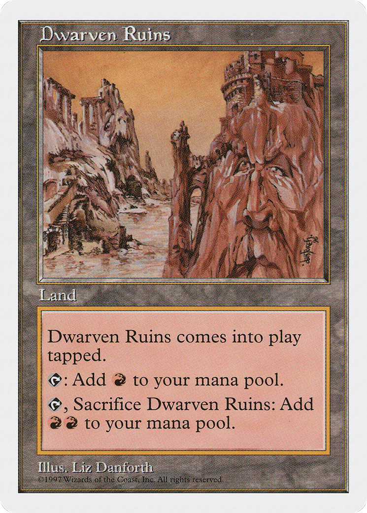 {C} Dwarven Ruins [Fifth Edition][5ED 415]