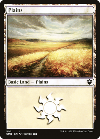 {B}[CMR 505] Plains (505) [Commander Legends]