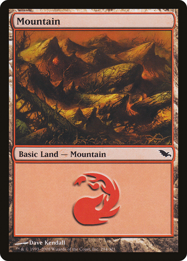 {B}[SHM 294] Mountain (294) [Shadowmoor]