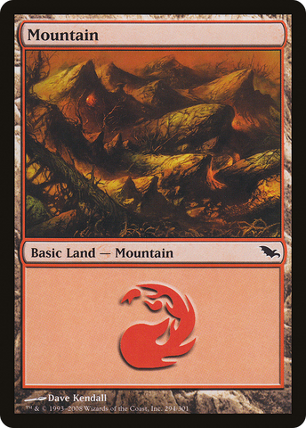 {B}[SHM 294] Mountain (294) [Shadowmoor]