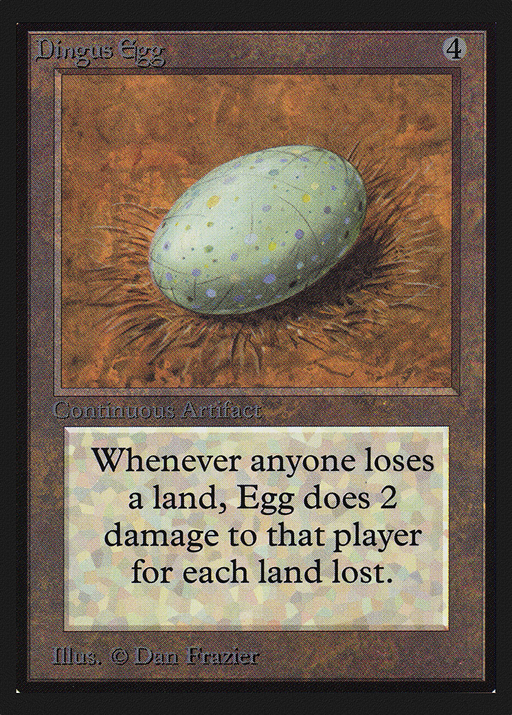 {R} Dingus Egg [International CollectorsÃ¢Â€Â™ Edition][GB CEI 242]