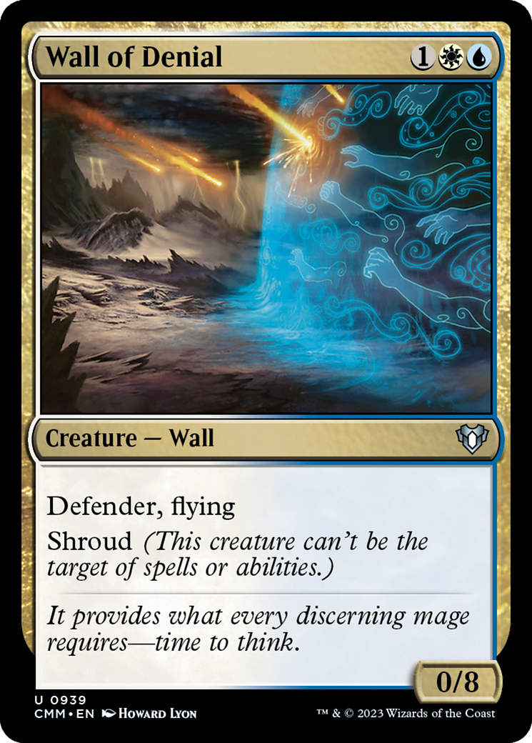{C} Wall of Denial [Commander Masters][CMM 939]