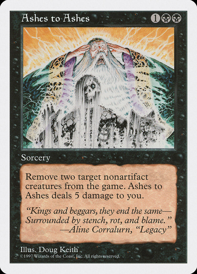 {C} Ashes to Ashes [Fifth Edition][5ED 141]
