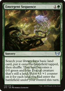 {C} Emergent Sequence [Strixhaven: School of Mages][STX 129]
