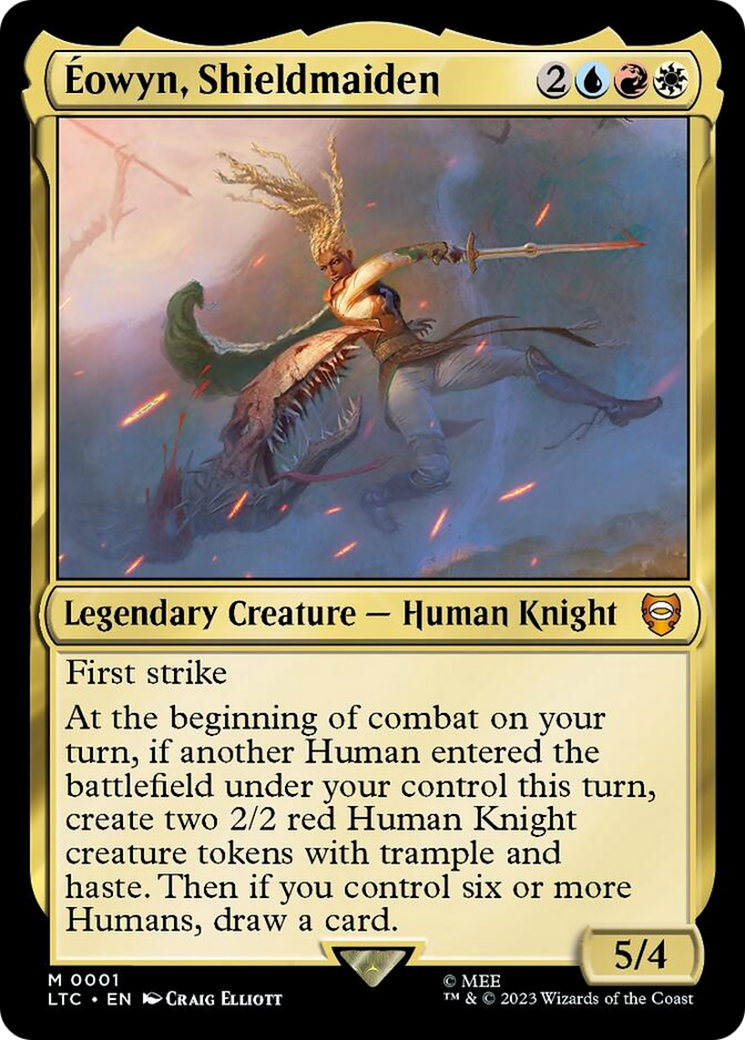 {R} Eowyn, Shieldmaiden [The Lord of the Rings: Tales of Middle-Earth Commander][LTC 001]
