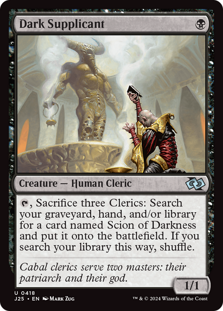 {C} Dark Supplicant [Foundations Jumpstart][J25 418]