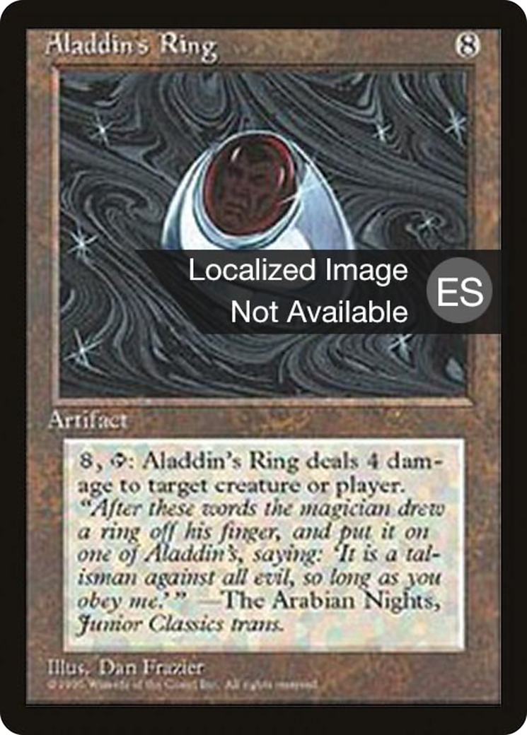 {F} Aladdin's Ring [Fourth Edition (Foreign Black Border)][FBB 4ED 292]