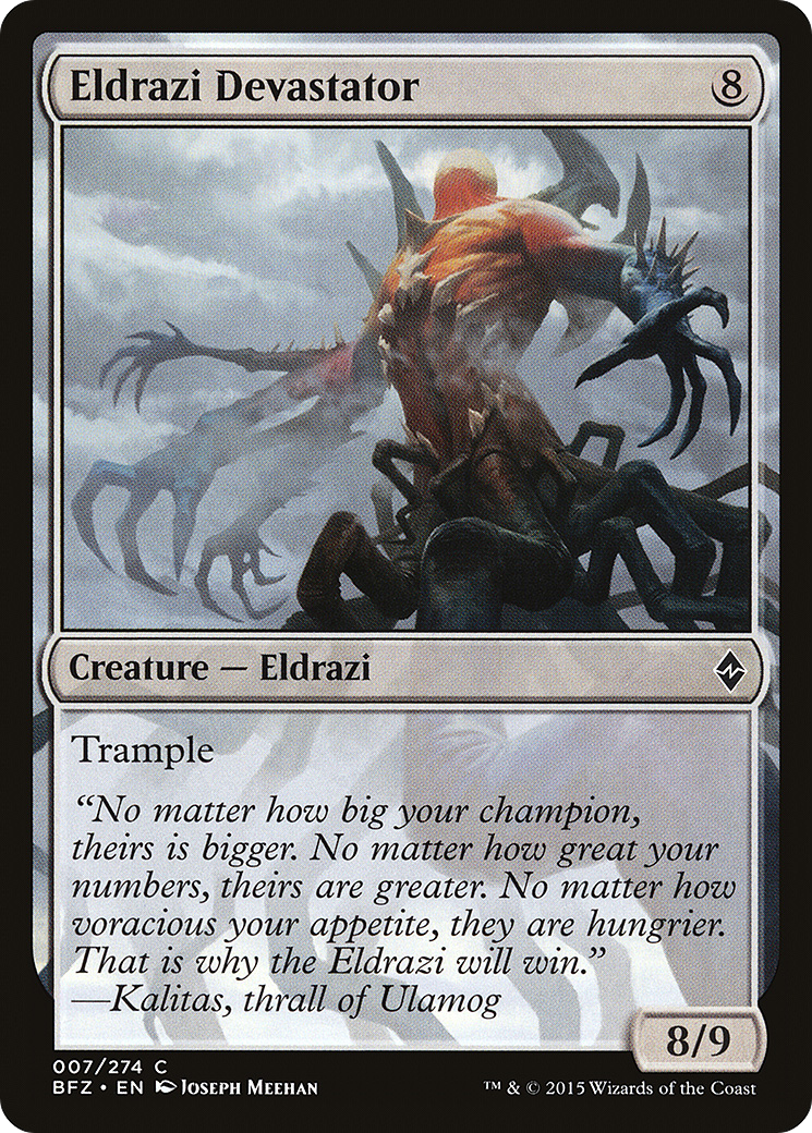 {C} Eldrazi Devastator [Battle for Zendikar][BFZ 007]