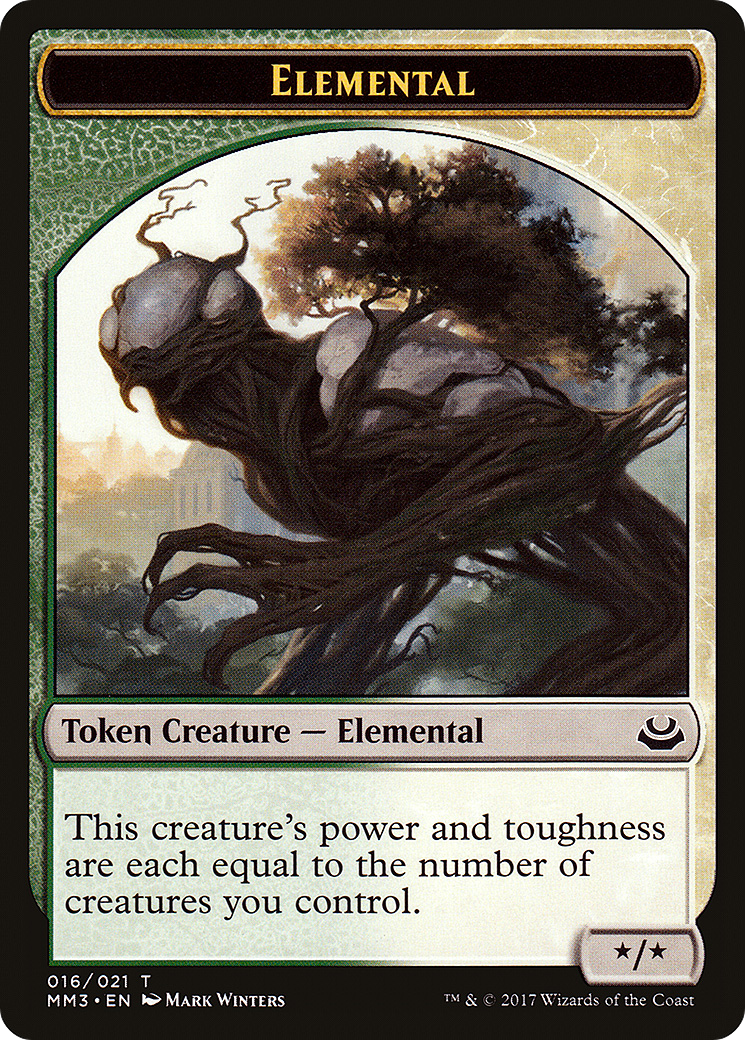 {T} Elemental Token [Modern Masters 2017 Tokens][TMM3 016]