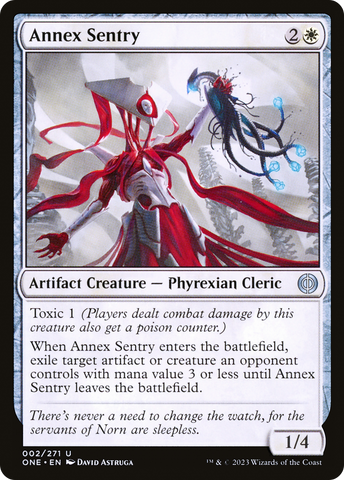{C} Annex Sentry [Phyrexia: All Will Be One][ONE 002]