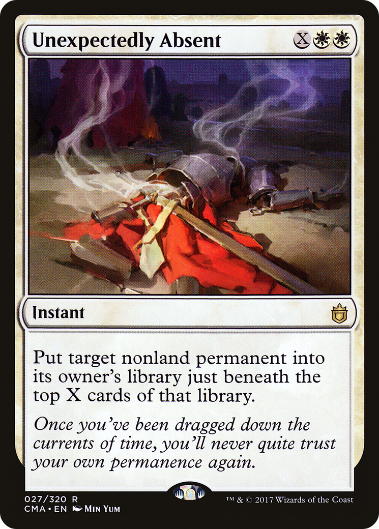 {R} Unexpectedly Absent [Commander Anthology][CMA 027] - Misty Mountain Games