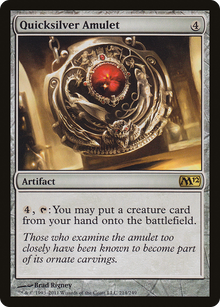 {R} Quicksilver Amulet [Magic 2012][M12 214] - Misty Mountain Games