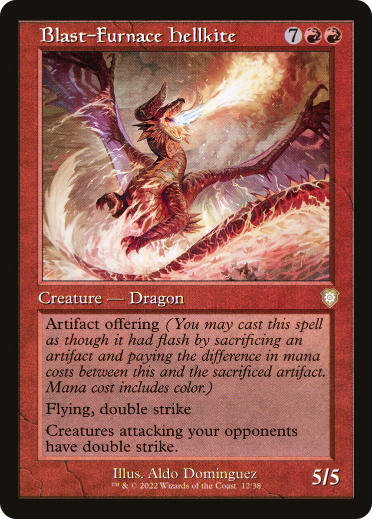 {R} Blast-Furnace Hellkite (Retro) [The Brothers' War Commander][BRC 012]