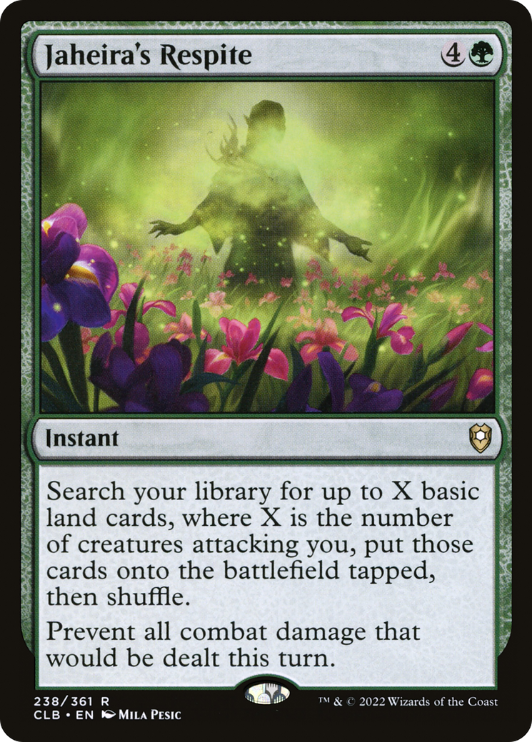 {R} Jaheira's Respite [Commander Legends: Battle for Baldur's Gate][CLB 238]