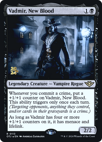 {@R} Vadmir, New Blood [Outlaws of Thunder Junction Prerelease Promos][PR OTJ 113]
