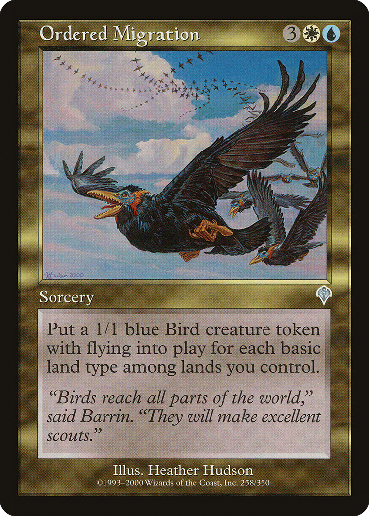 {C} Ordered Migration [Invasion][INV 258]