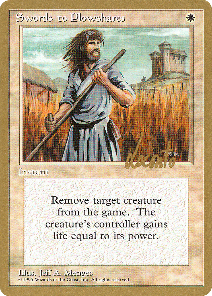 {C} Swords to Plowshares (Michael Loconto) [Pro Tour Collector Set][GB PTC ML52]