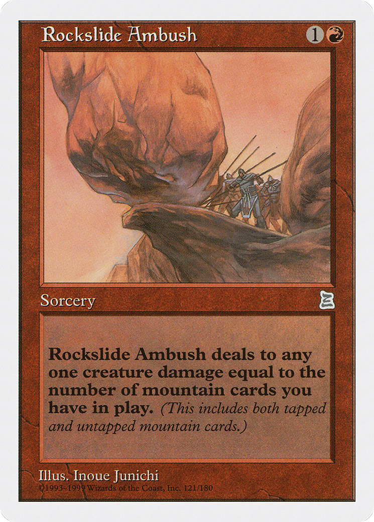 {C} Rockslide Ambush [Portal Three Kingdoms][PTK 121] - Misty Mountain Games