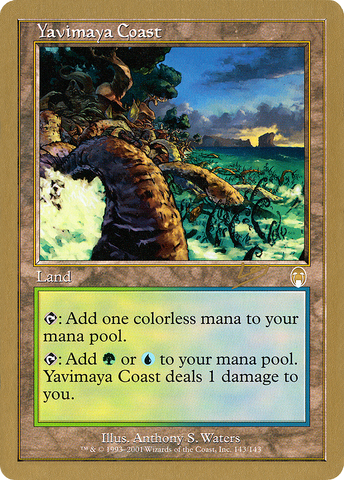 {R} Yavimaya Coast (Raphael Levy) [World Championship Decks 2002][GB WC02 RL143]
