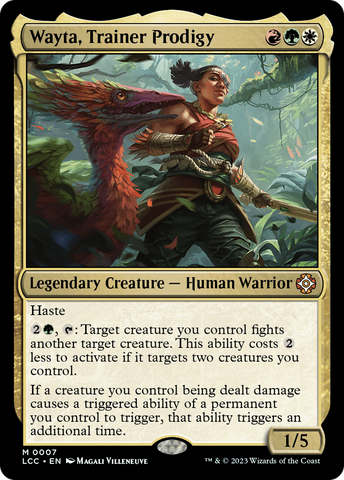 {R} Wayta, Trainer Prodigy [The Lost Caverns of Ixalan Commander][LCC 007]