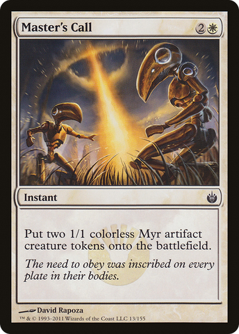 {C} Master's Call [Mirrodin Besieged][MBS 013]