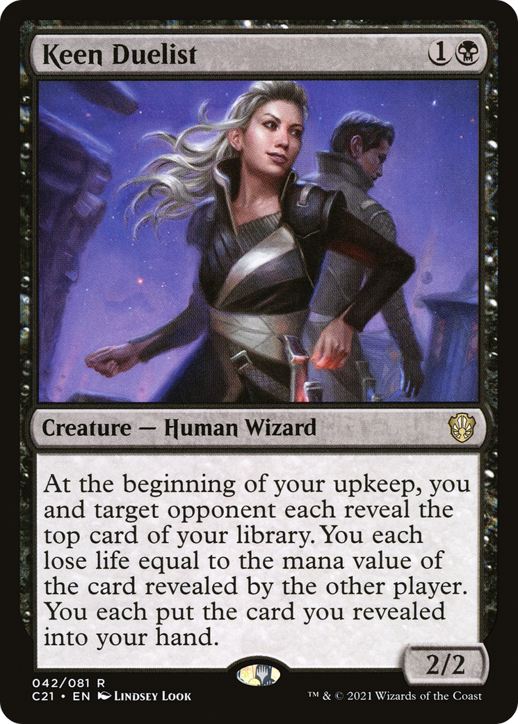 {R} Keen Duelist [Commander 2021][C21 042]