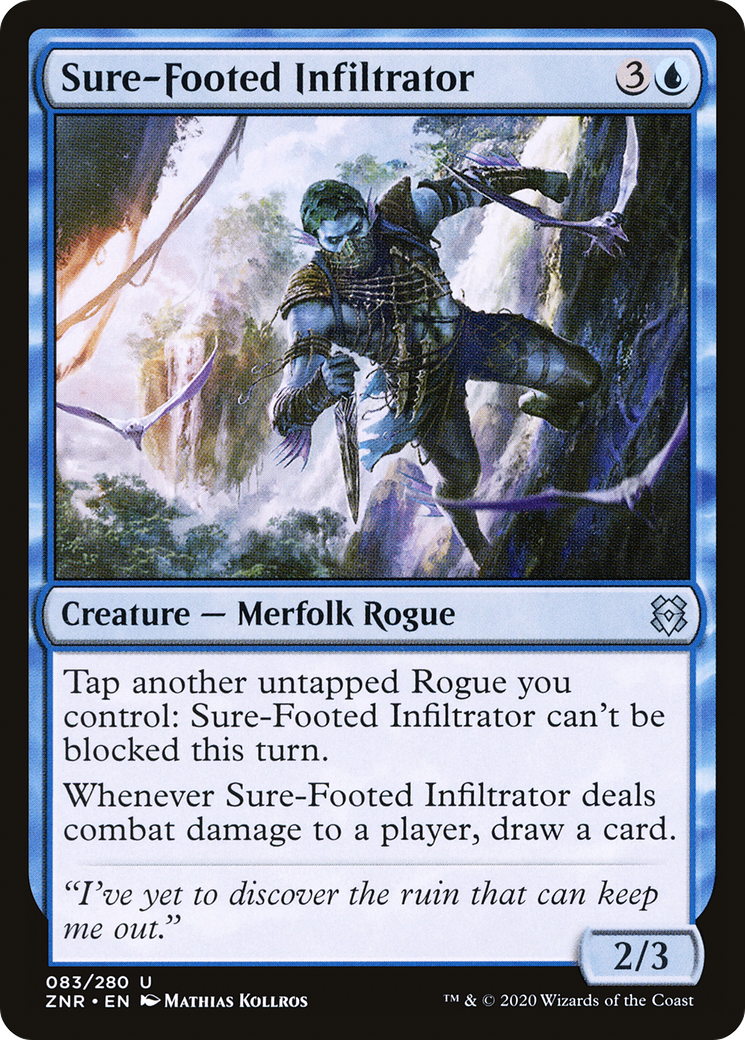 {C} Sure-Footed Infiltrator [Zendikar Rising][ZNR 083]