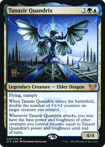 {R} Tanazir Quandrix [Strixhaven: School of Mages Prerelease Promos][PR STX 240]