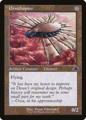 {C} Ornithopter (Retro) [Dominaria Remastered][DMR 386]