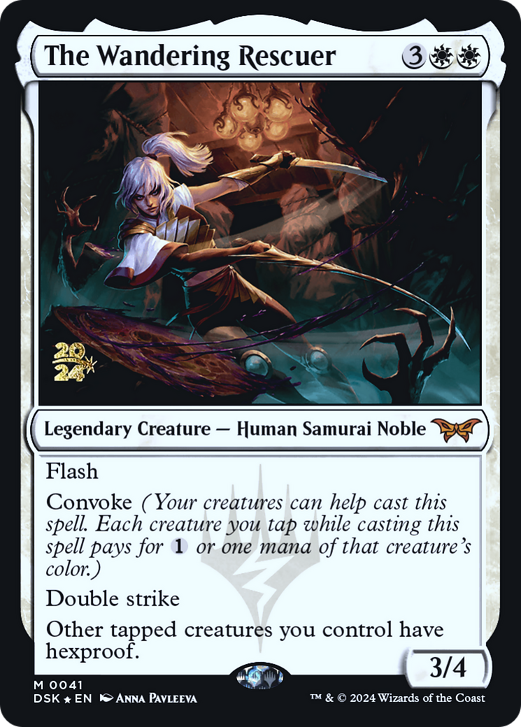 {@R} The Wandering Rescuer [Duskmourn: House of Horror Prerelease Promos][PR DSK 041]