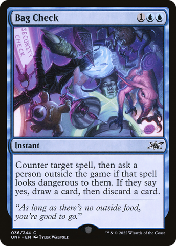 {C} Bag Check [Unfinity][UNF 036]