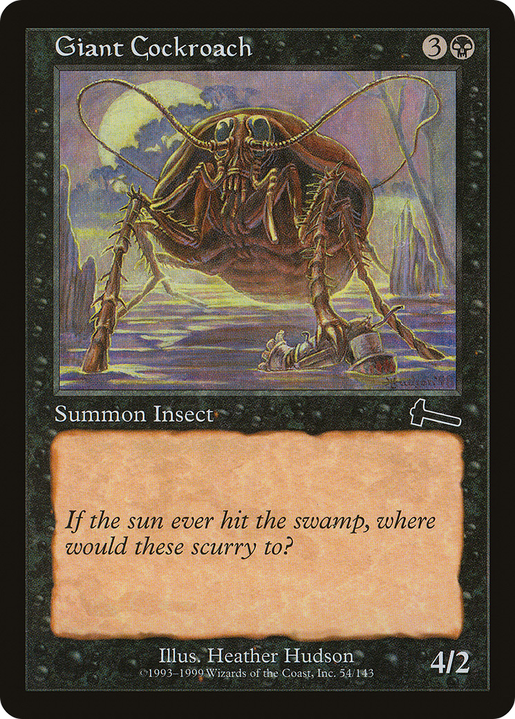 {C} Giant Cockroach [Urza's Legacy][ULG 054]