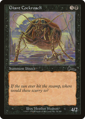 {C} Giant Cockroach [Urza's Legacy][ULG 054]