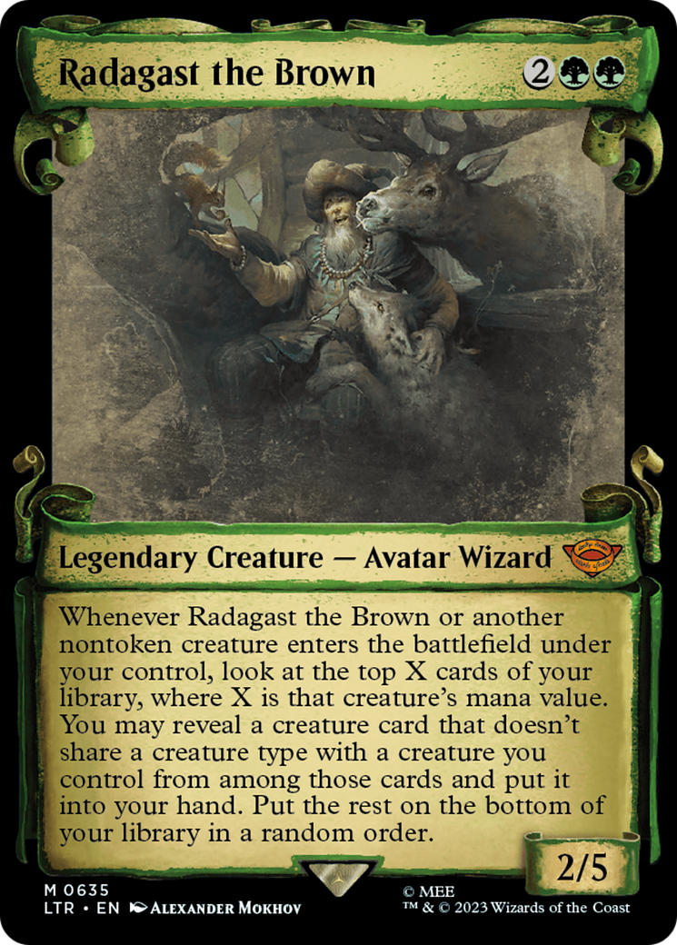 {R} Radagast the Brown [The Lord of the Rings: Tales of Middle-Earth Showcase Scrolls][LTR 635]